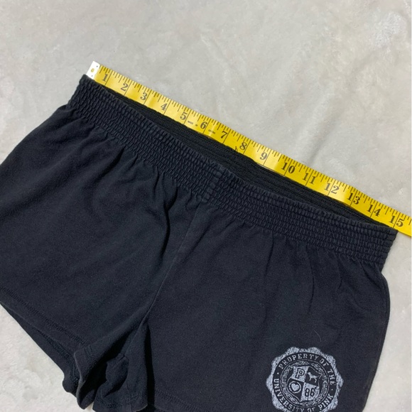 4 for $10 PINK EUC Black & White Cotton Blend Elastic Waist Shorts size Small - Picture 7 of 9